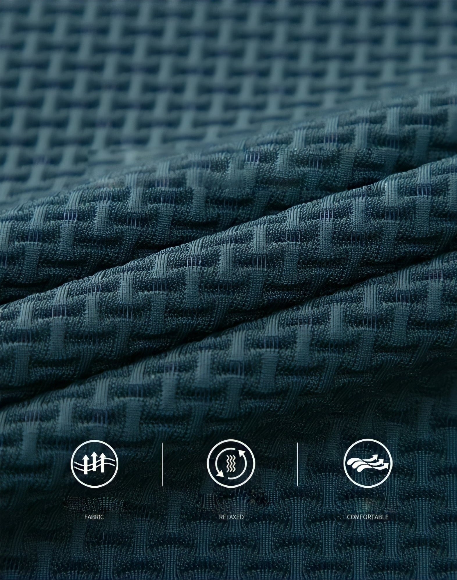 Premium Texturiertes Slim Fit Polo-Shirt