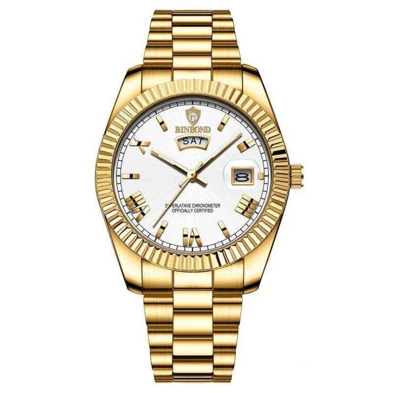 Cypher Herren Edelstahlarmbanduhr