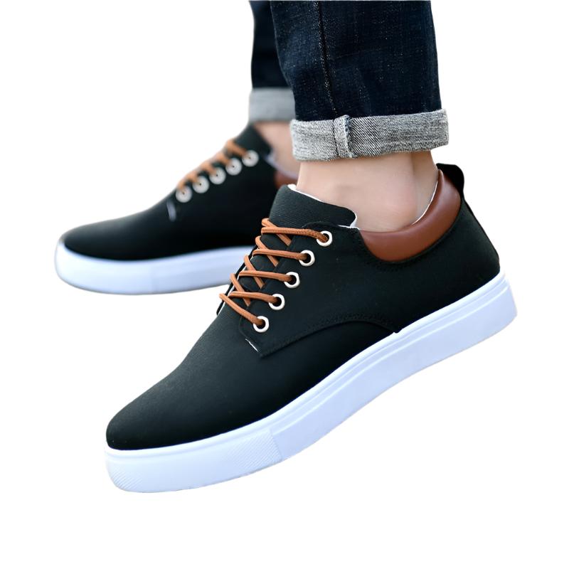 Magnus - Herren Sneaker mit eleganter weißer Sohle