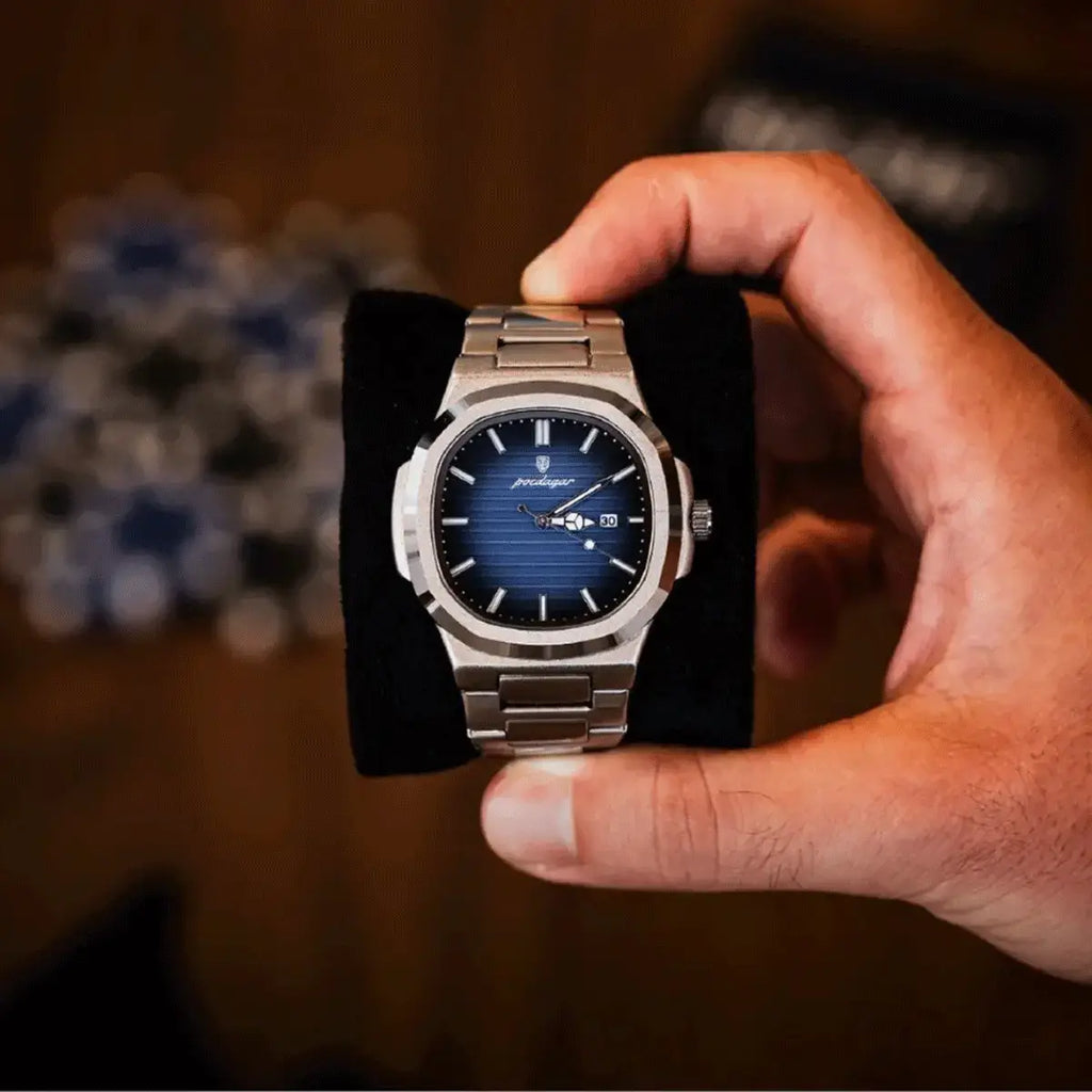 Herren Luxe Nautilus™ Uhr mit kostenlosem Armband-Set – Ein unschlagbares Angebot!