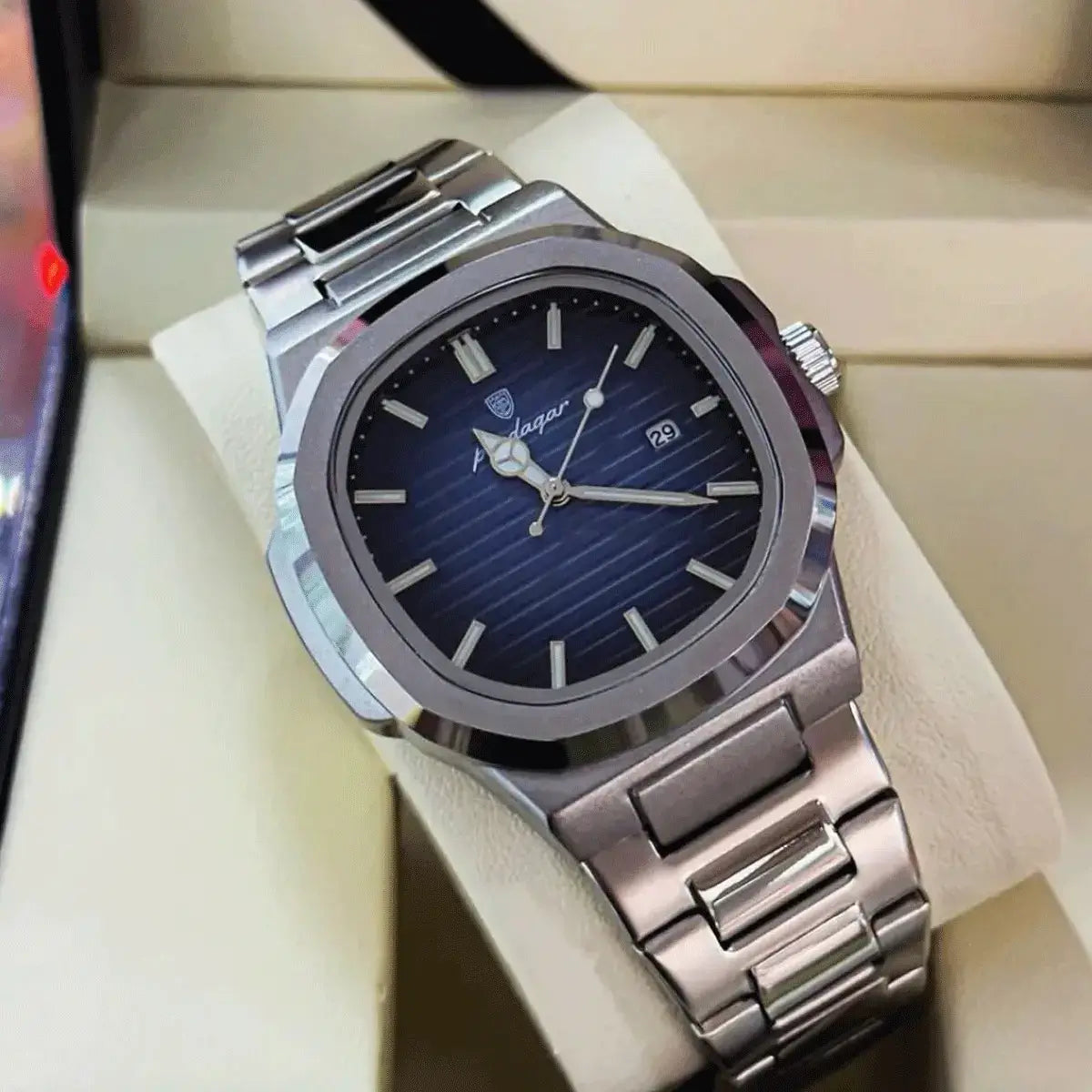 Herren Luxe Nautilus™ Uhr mit kostenlosem Armband-Set – Ein unschlagbares Angebot!