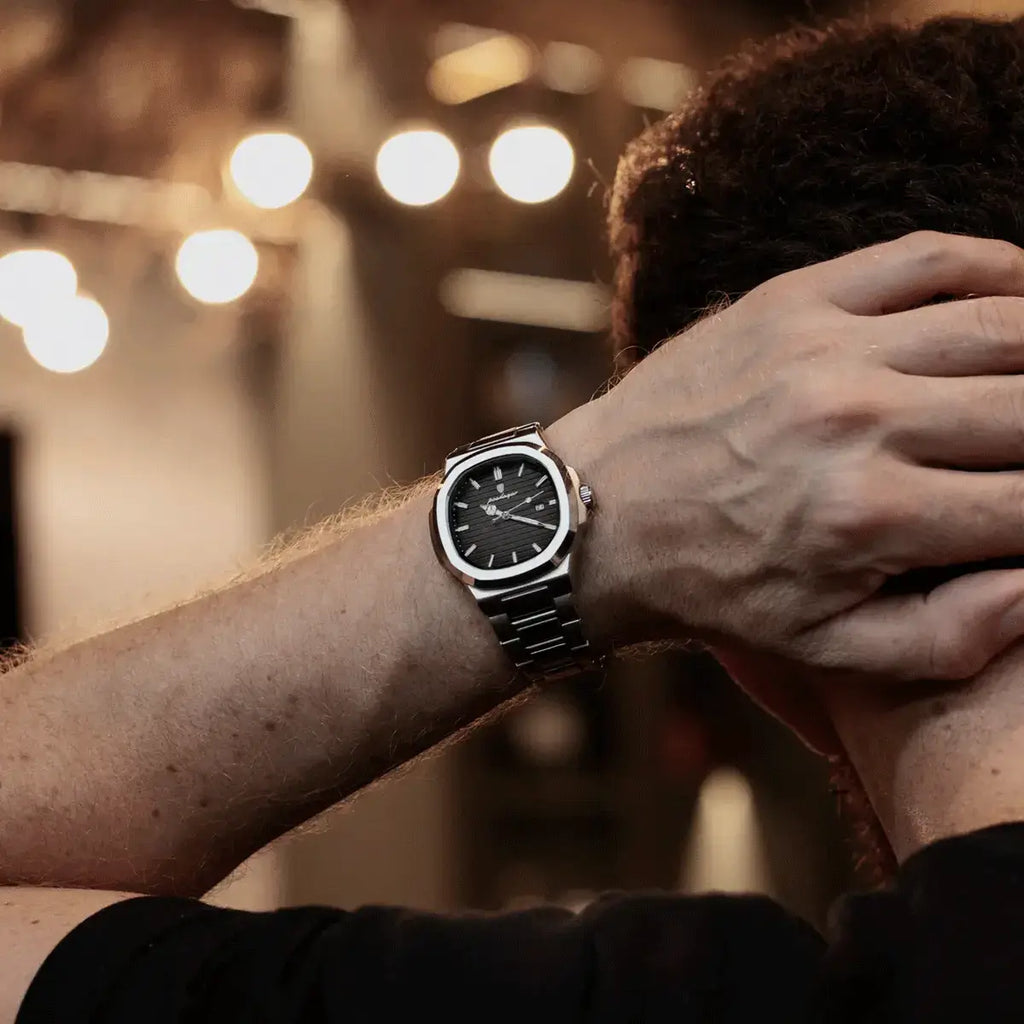 Herren Luxe Nautilus™ Uhr mit kostenlosem Armband-Set – Ein unschlagbares Angebot!