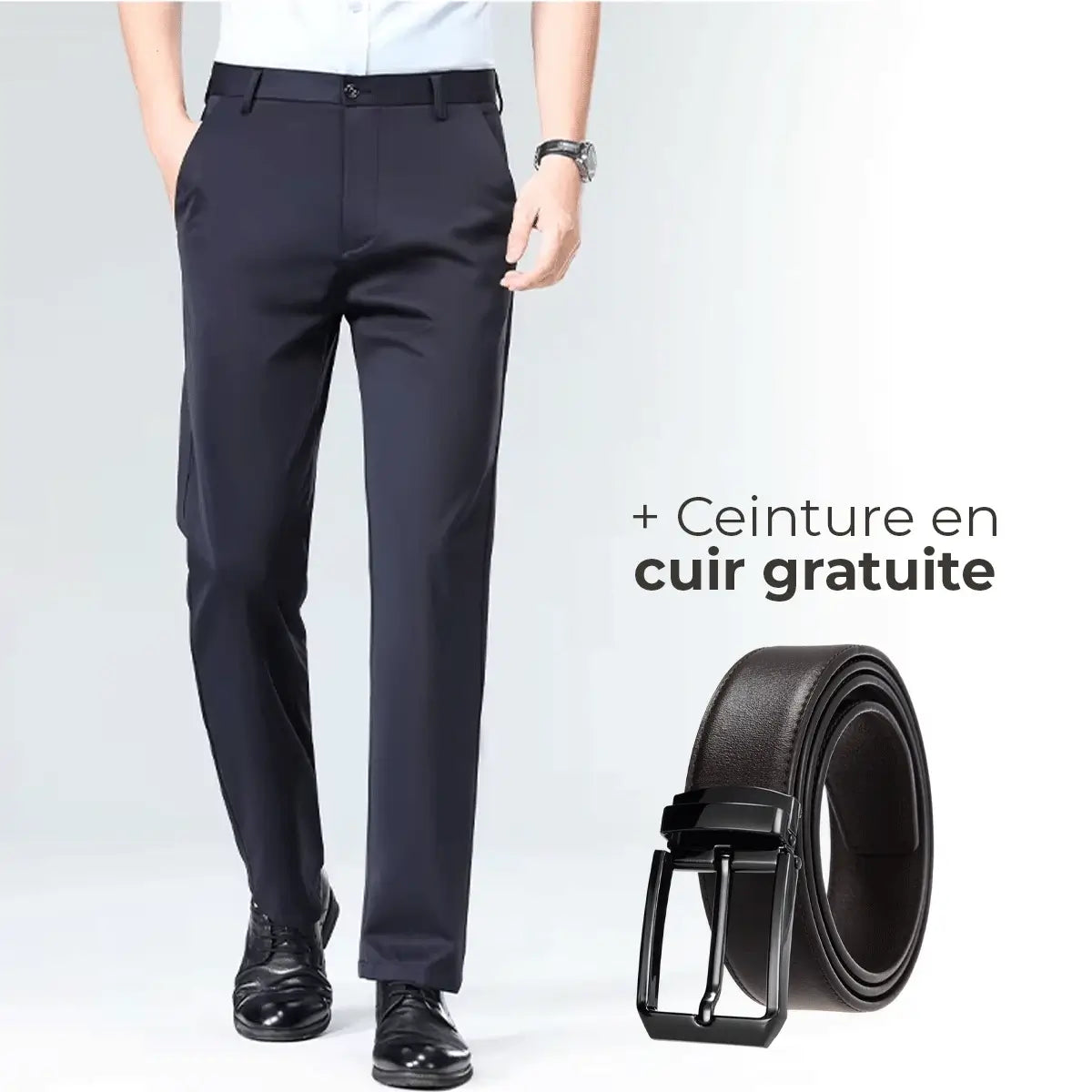 Luffy® Stretchy Social Pants (Includes Free Leather Belt)