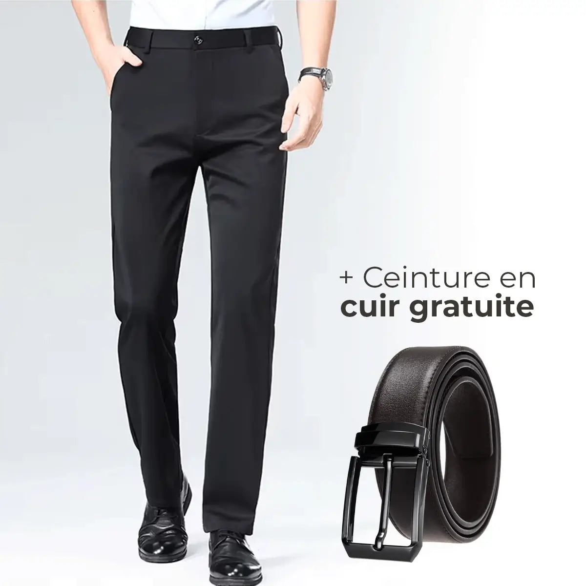 Luffy® Stretchy Social Pants (Includes Free Leather Belt)