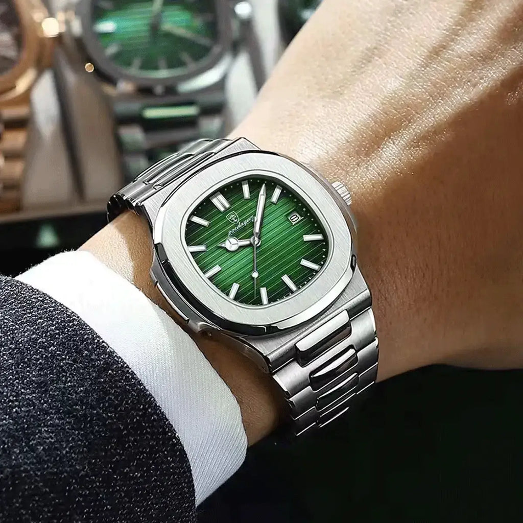 Herren Luxe Nautilus™ Uhr mit kostenlosem Armband-Set – Ein unschlagbares Angebot!