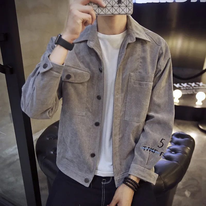 Herren Cord Hemdjacke – Ideal für einen stilvollen britischen Look!