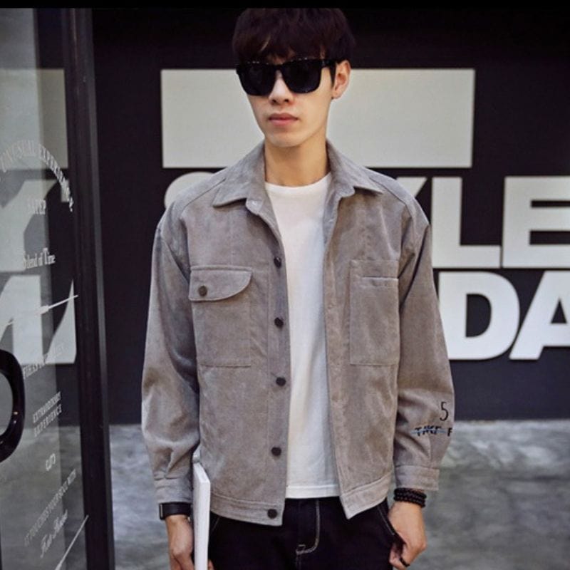 Herren Cord Hemdjacke – Ideal für einen stilvollen britischen Look!