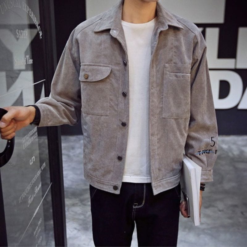 Herren Cord Hemdjacke – Ideal für einen stilvollen britischen Look!