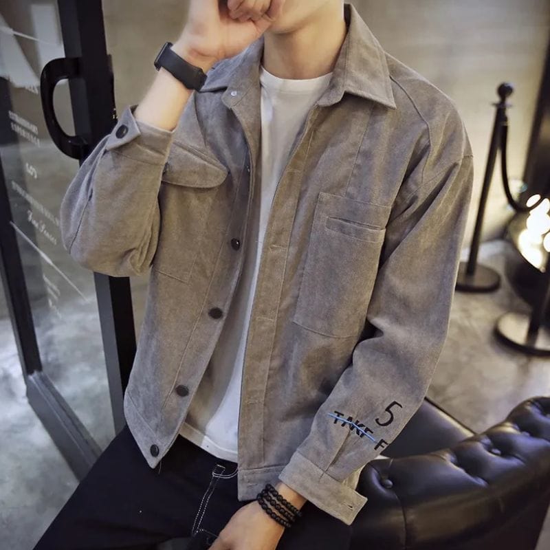 Herren Cord Hemdjacke – Ideal für einen stilvollen britischen Look!