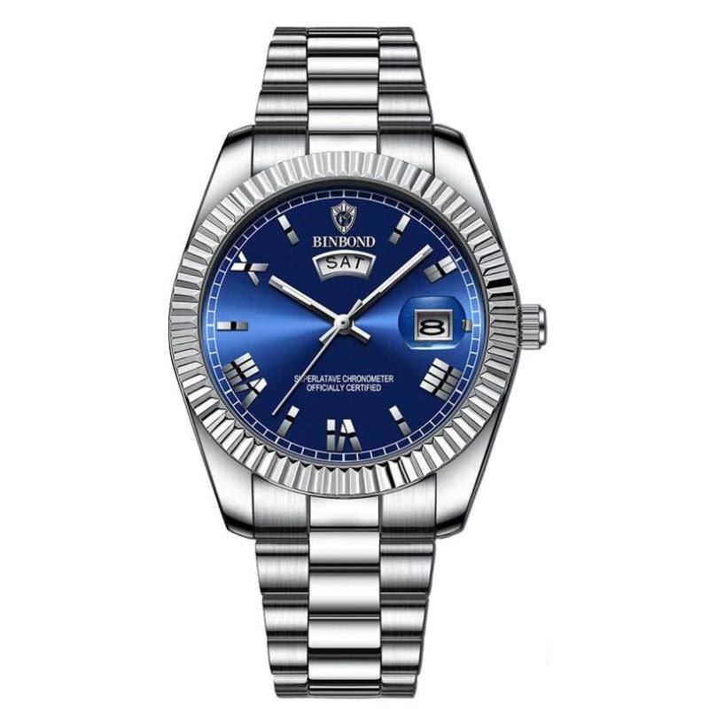 Cypher Herren Edelstahlarmbanduhr